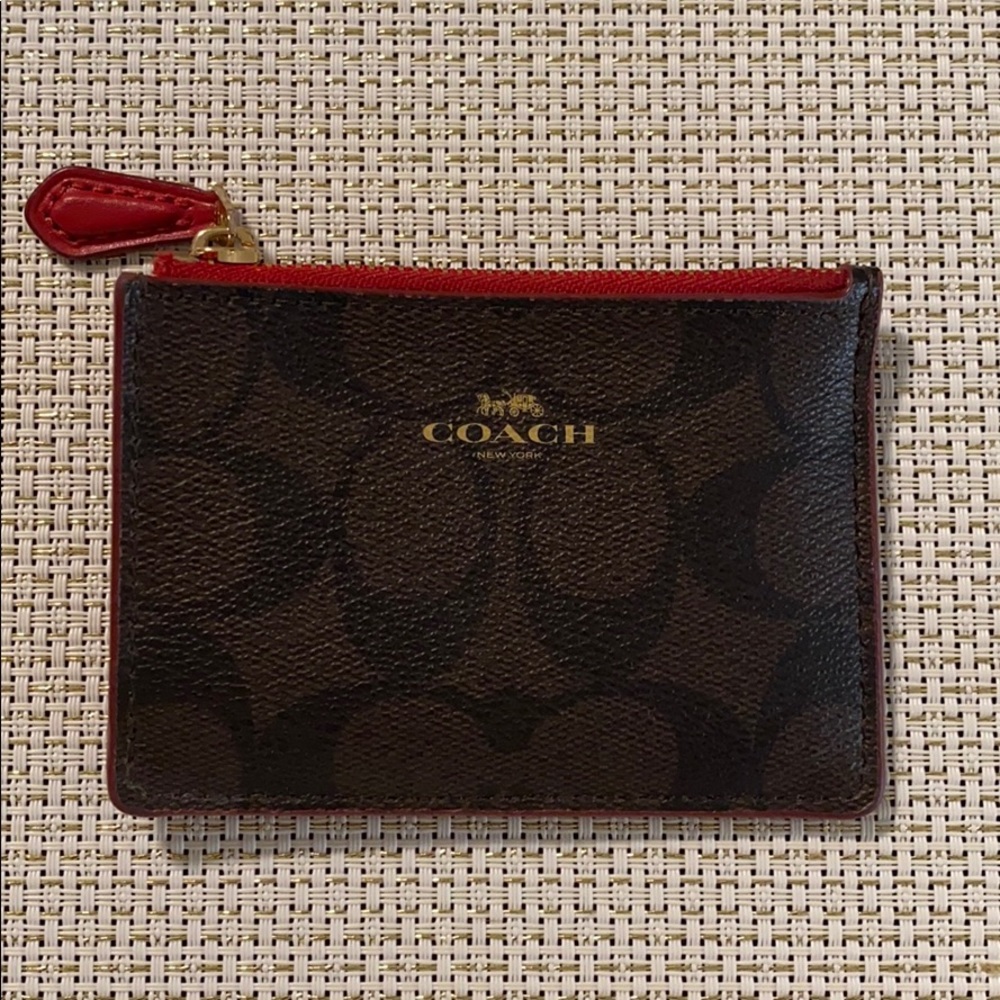 Coach Card & Coin Holder